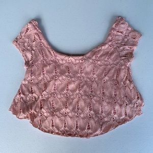 Pink Crop Top
